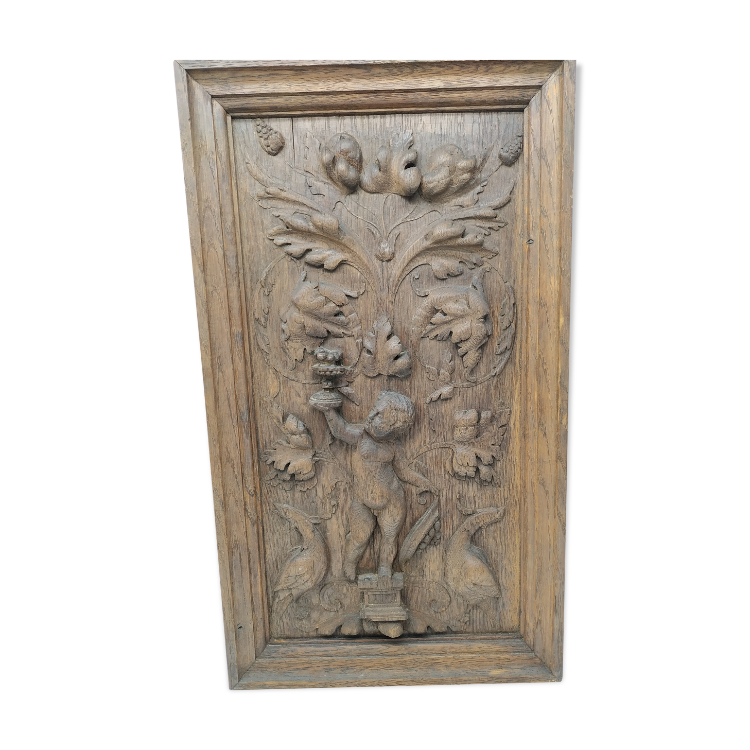 Renaissance style wooden sculpture