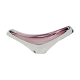 Mid-century Glass Bowl,designed Josef Hospodka for Chribska,1960's.