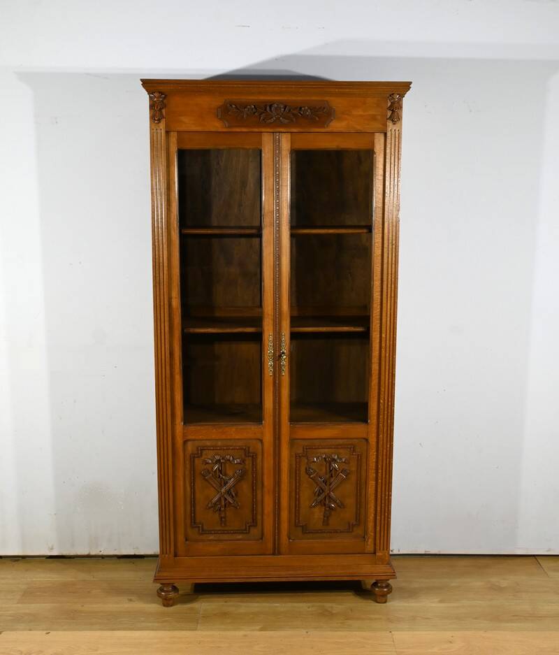 Stained beech bookcase – 1920