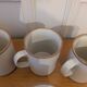 Six ceramic mugs