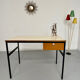 Vintage small desk designed by Pierre Paulin CM217 from the 1960s, wood and metal.
