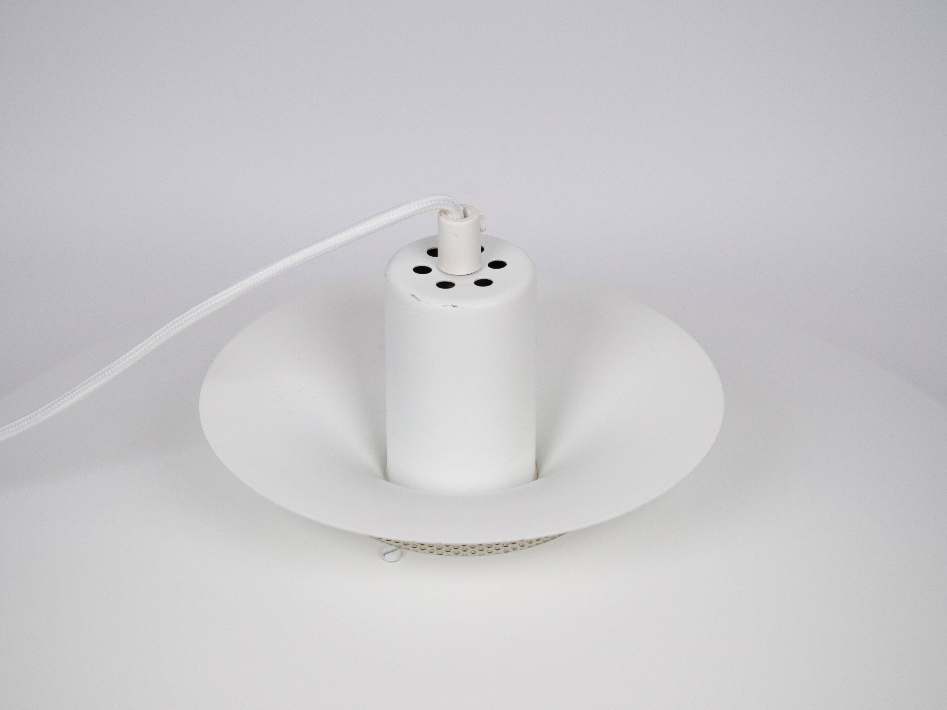 Danish vintage pendant lamp Sofie by Kurt Wiborg, Jeka, 1980s