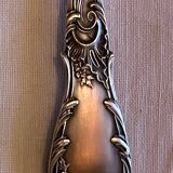 Pair of LXV style silver metal cutlery