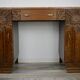 Desk Art Deco shelf marble