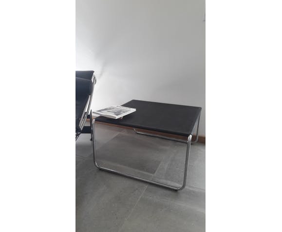 Perforated metal coffee table 70s