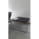 Table basse en métal perforé années 70