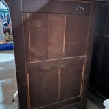 old secretary, Restoration era, lock and clover key, nineteenth century