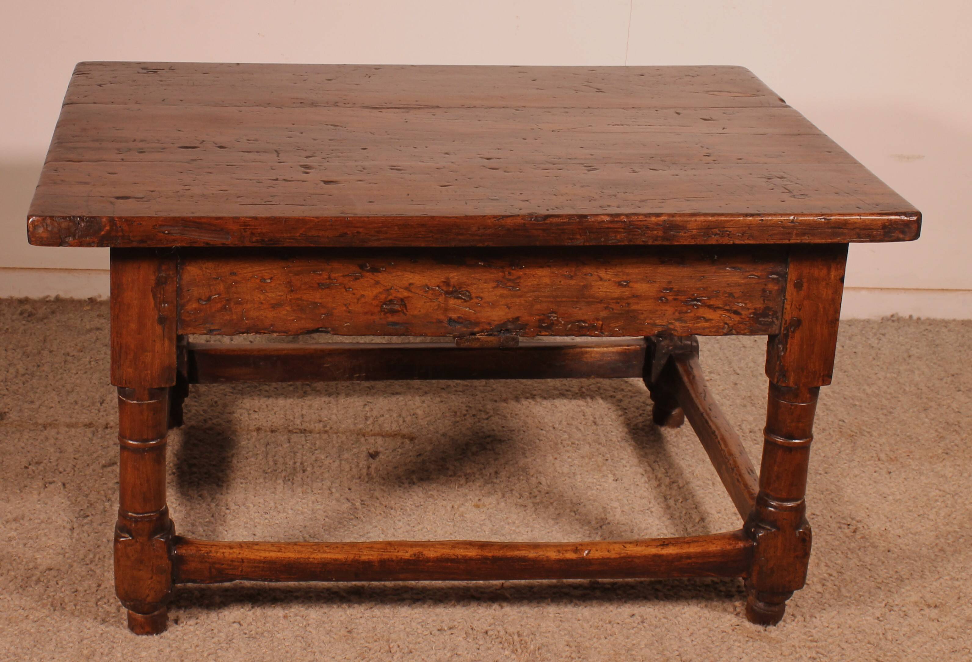 Spanish Walnut Coffee Table, Late 16th Century