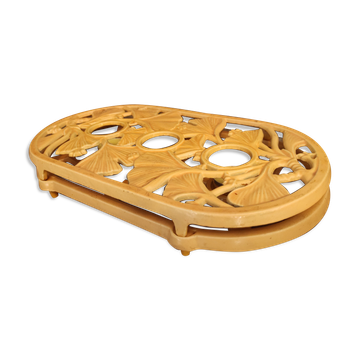 Trivet vintage français spécial pour garder les aliments au chaud