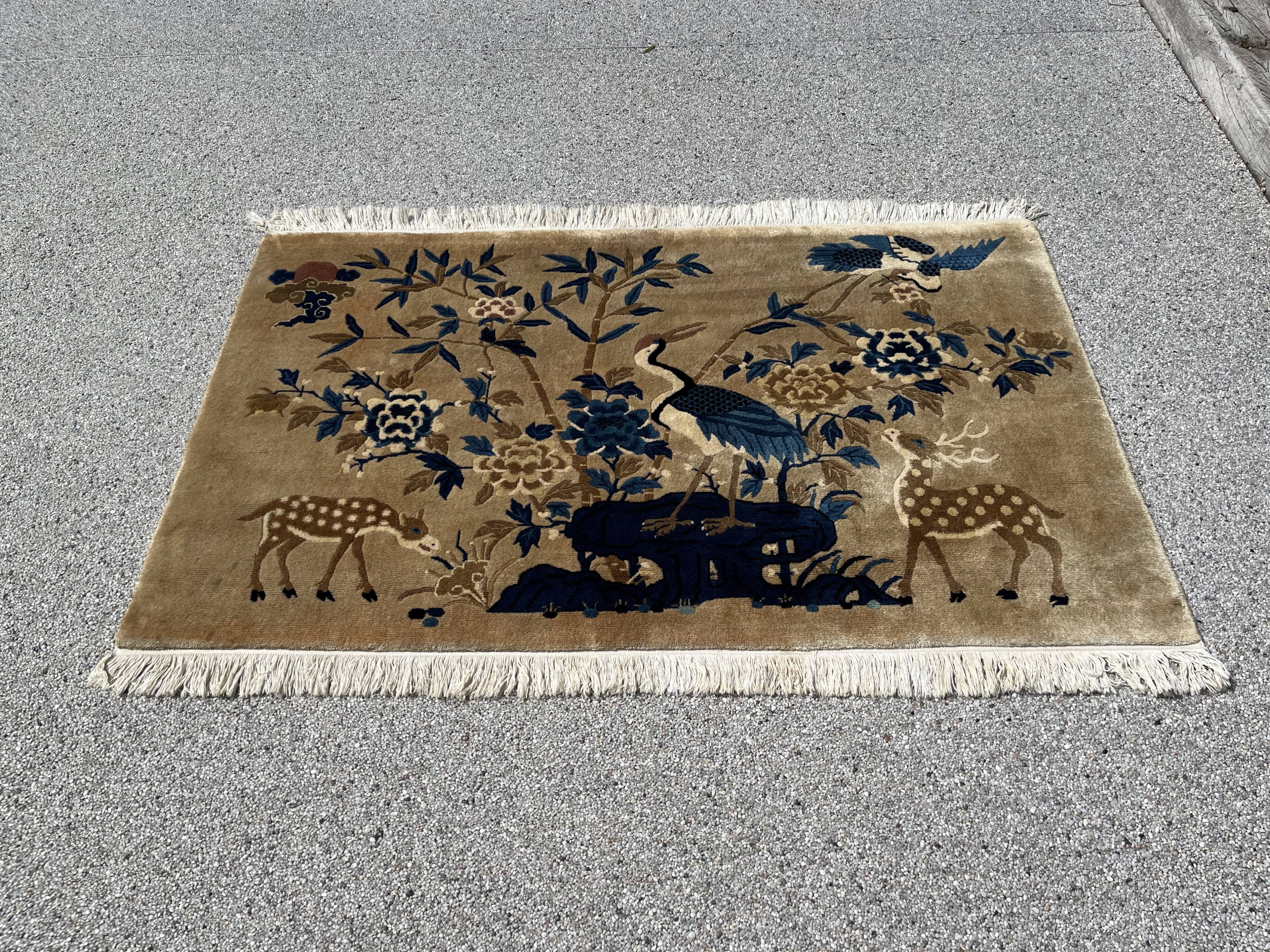 Carpet, Beijing early XXth century, 94x150 cm