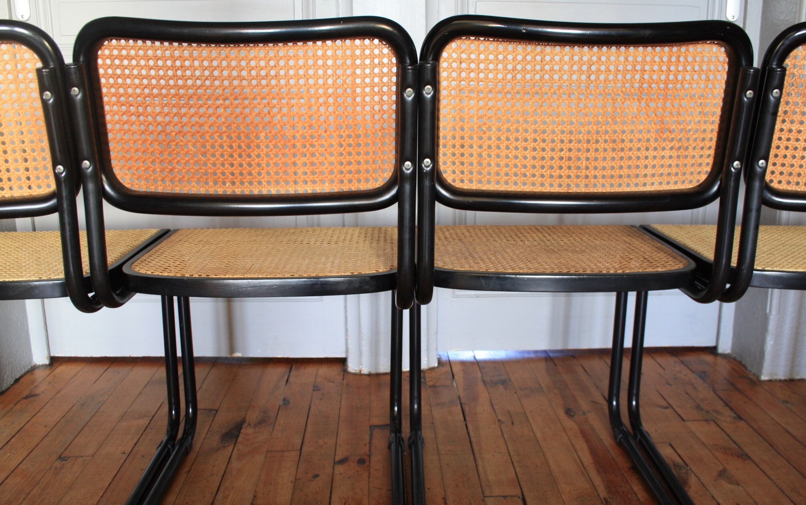 Cesca B32 chairs by Marcel Breuer