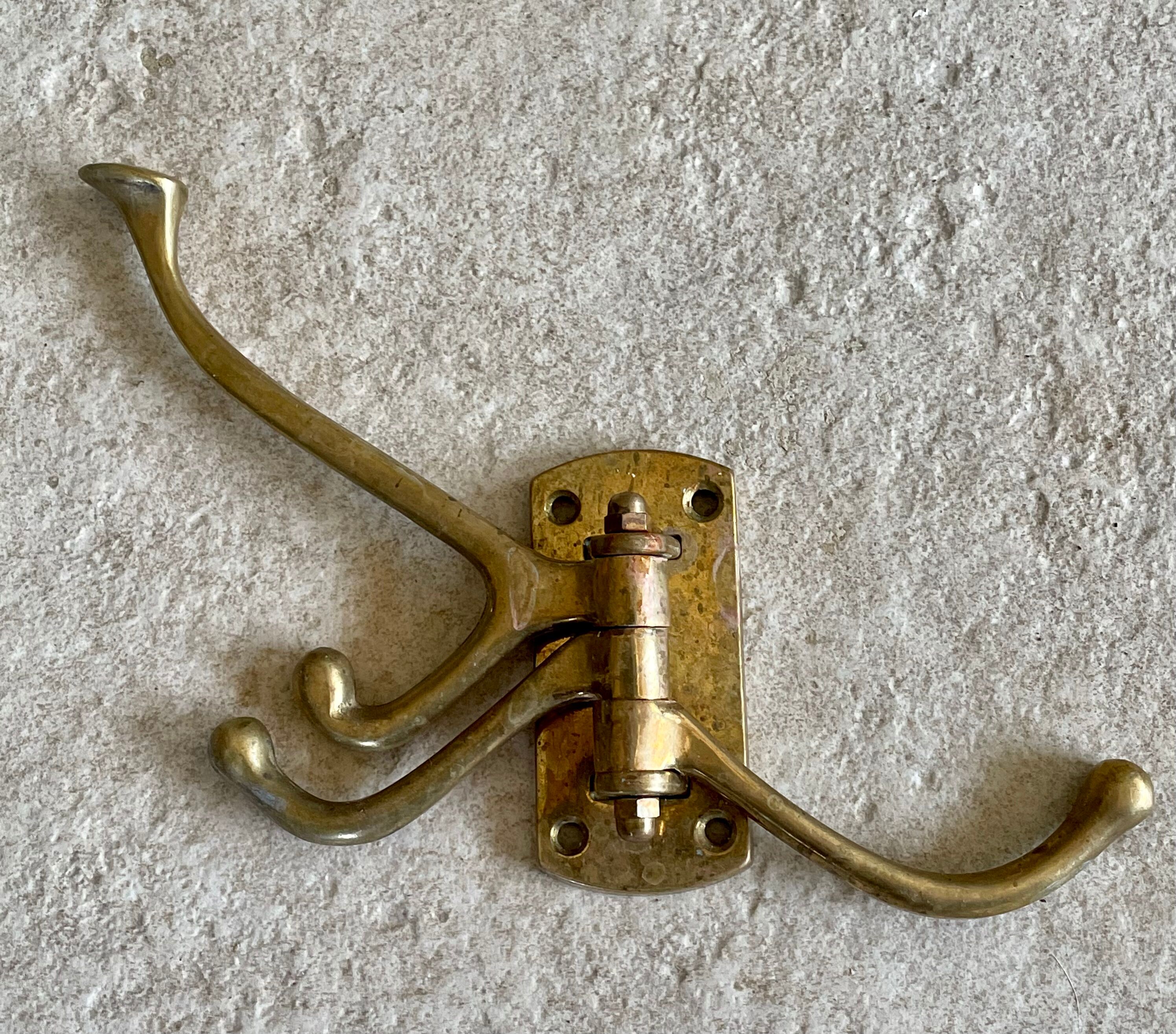 Old brass boat hook