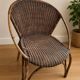 Fauteuil en rotin, années 60-70