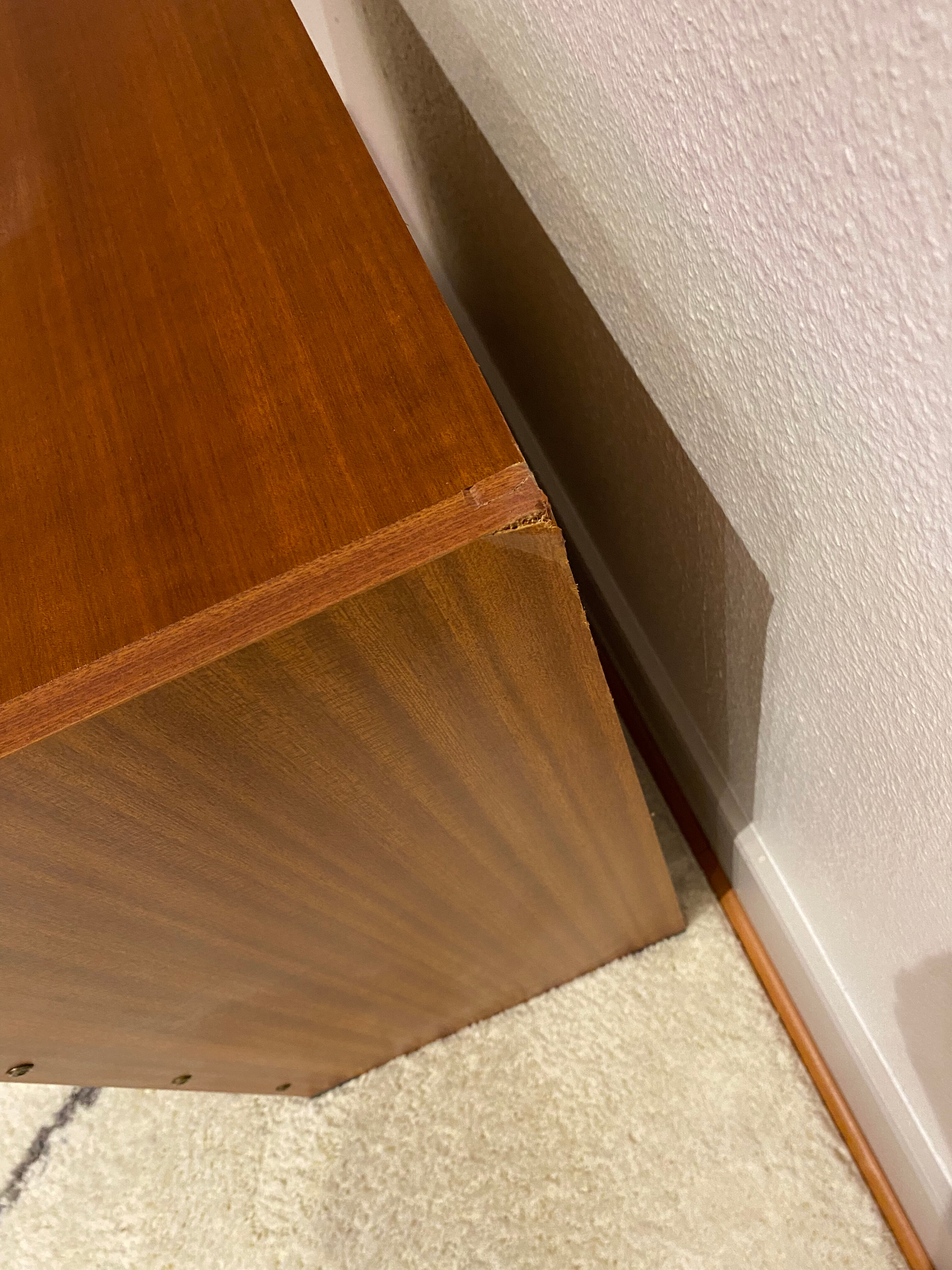 Vintage shoe cabinet