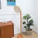 Danish pine articulated floor lamp