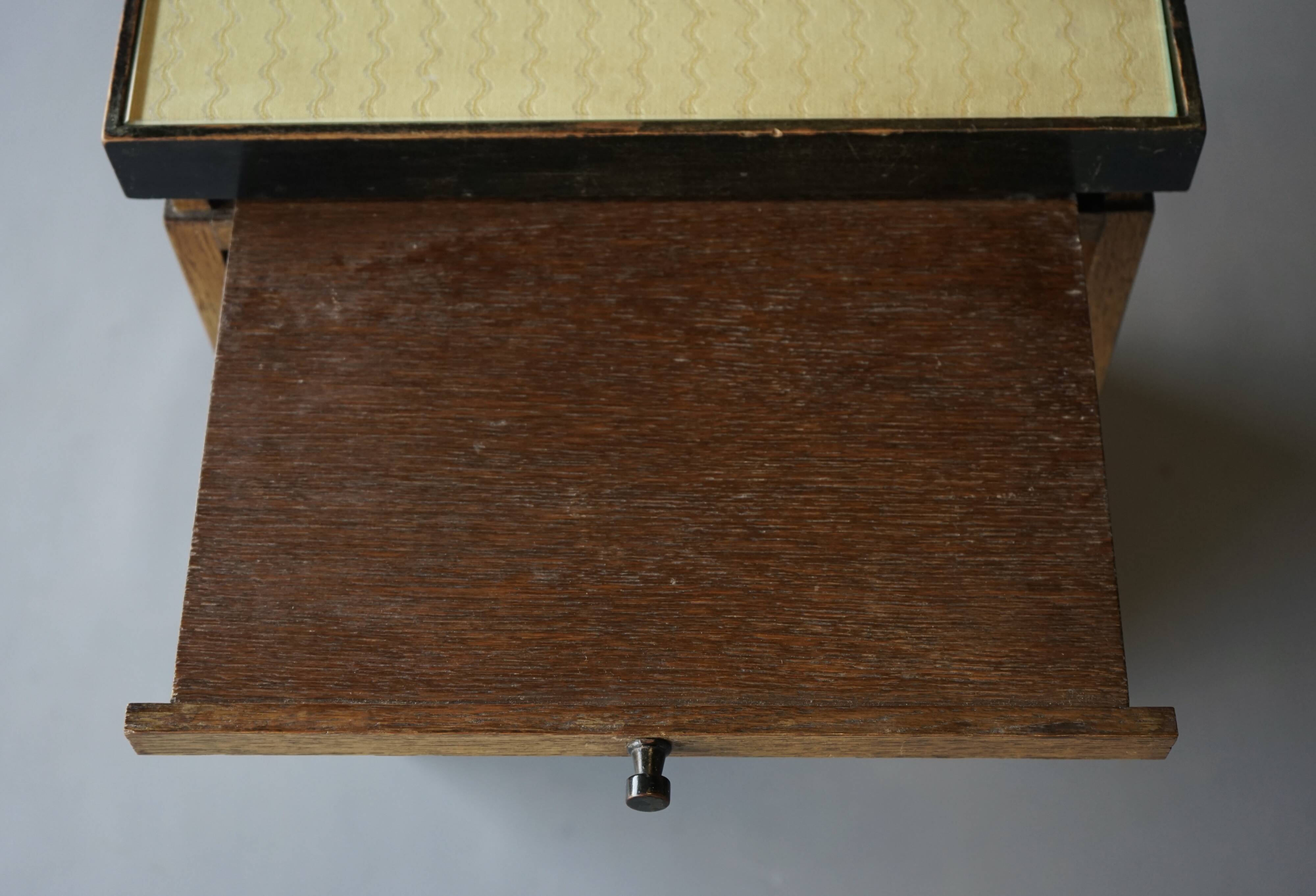 Art Deco or Haagse School Nightstand by H. Pander & zn., 1930s