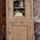 Antique solid oak bonnetière: dresser, cupboard...