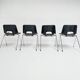 Set of 4 Järvo chairs by Niels Gammelgaard, 1980s