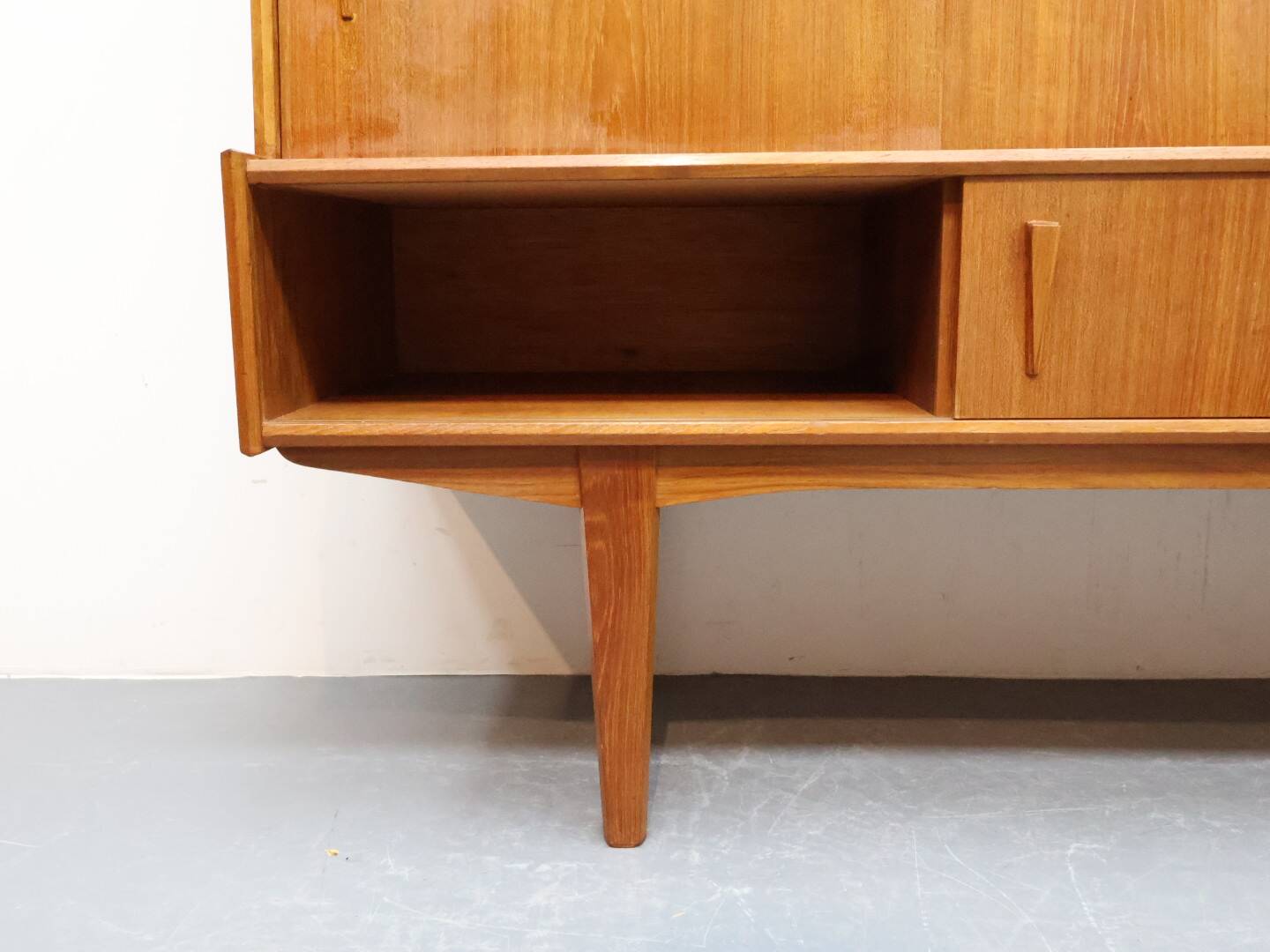Vintage wandmeubel Deens Teak