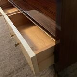 Enfilade meuble tv vintage en teck