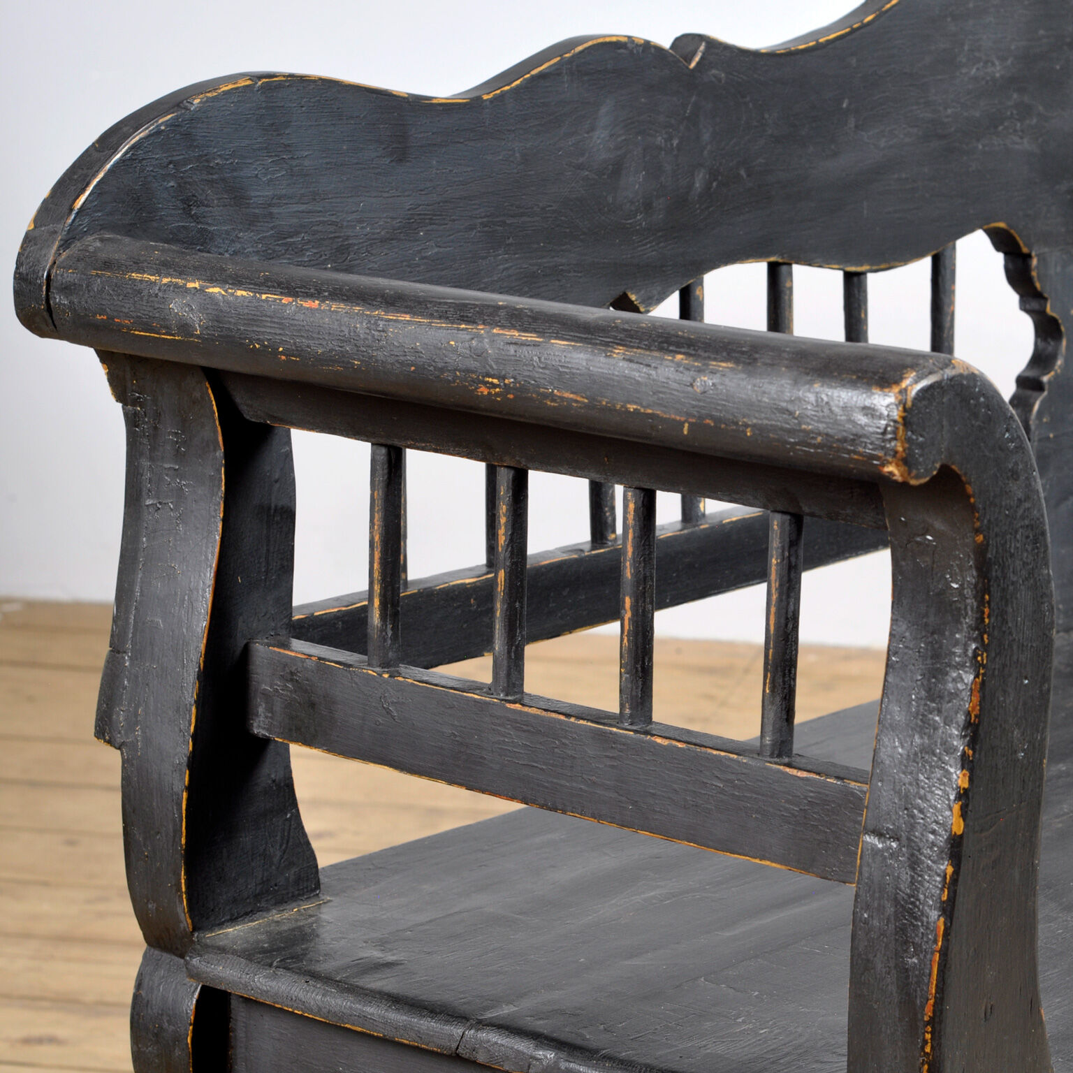 Antique Pine Bench, 1920s