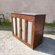 Showcase cabinet vintage accordion doors
