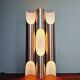 Set of 3 fuga xl wall lights (60cm), raak, 1960s