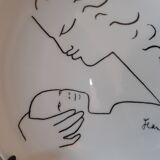 Assiette jean cocteau