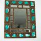 Mirror resin years 60 - 29X36cm
