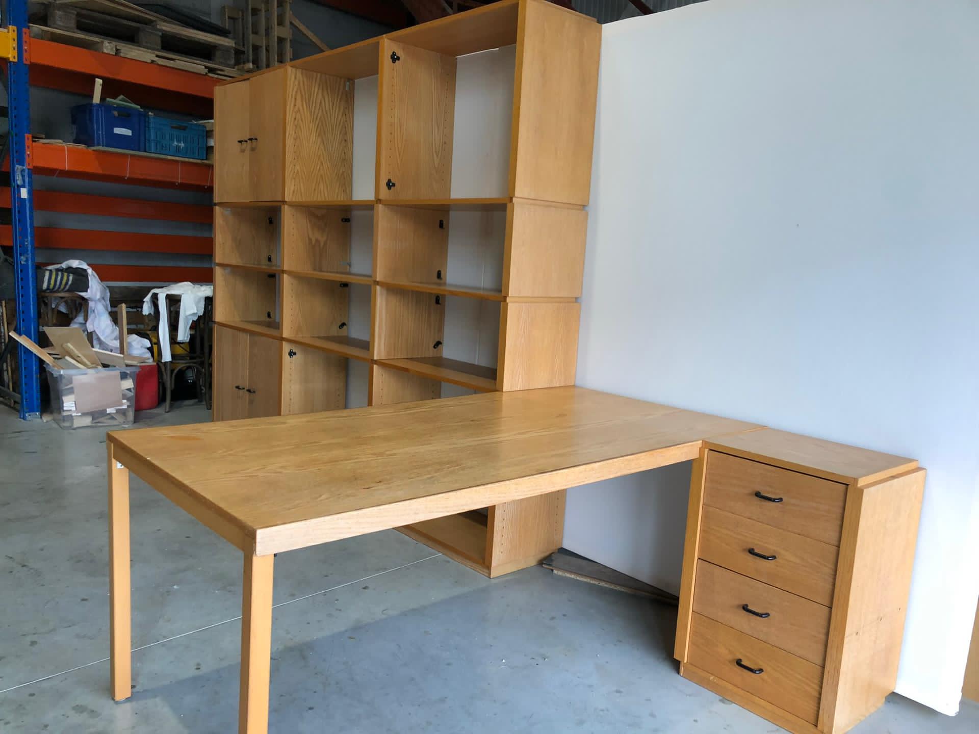 Bureau vintage avec support mural « Interlubke bipline »