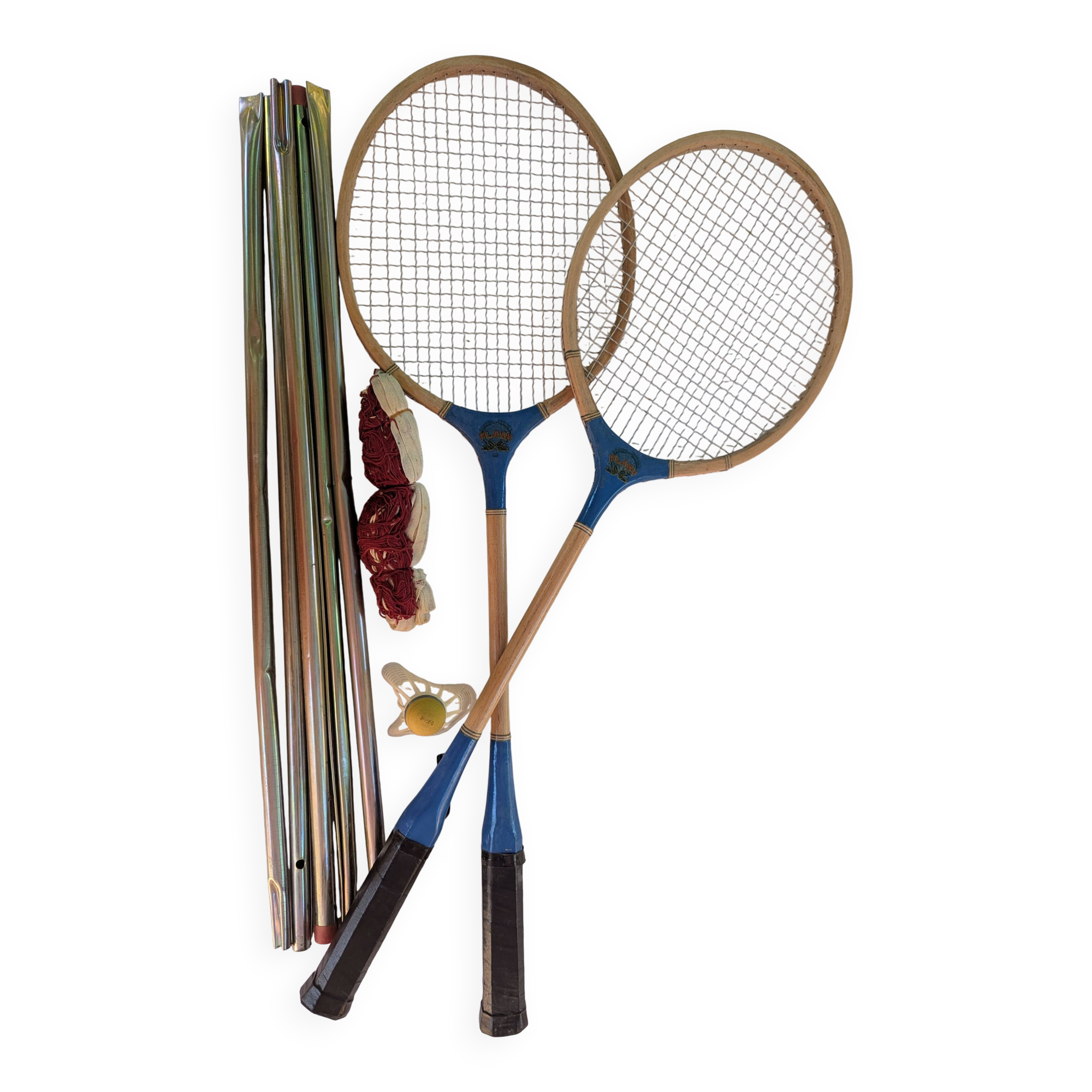 Vintage Flash complete badminton set – as new condition.