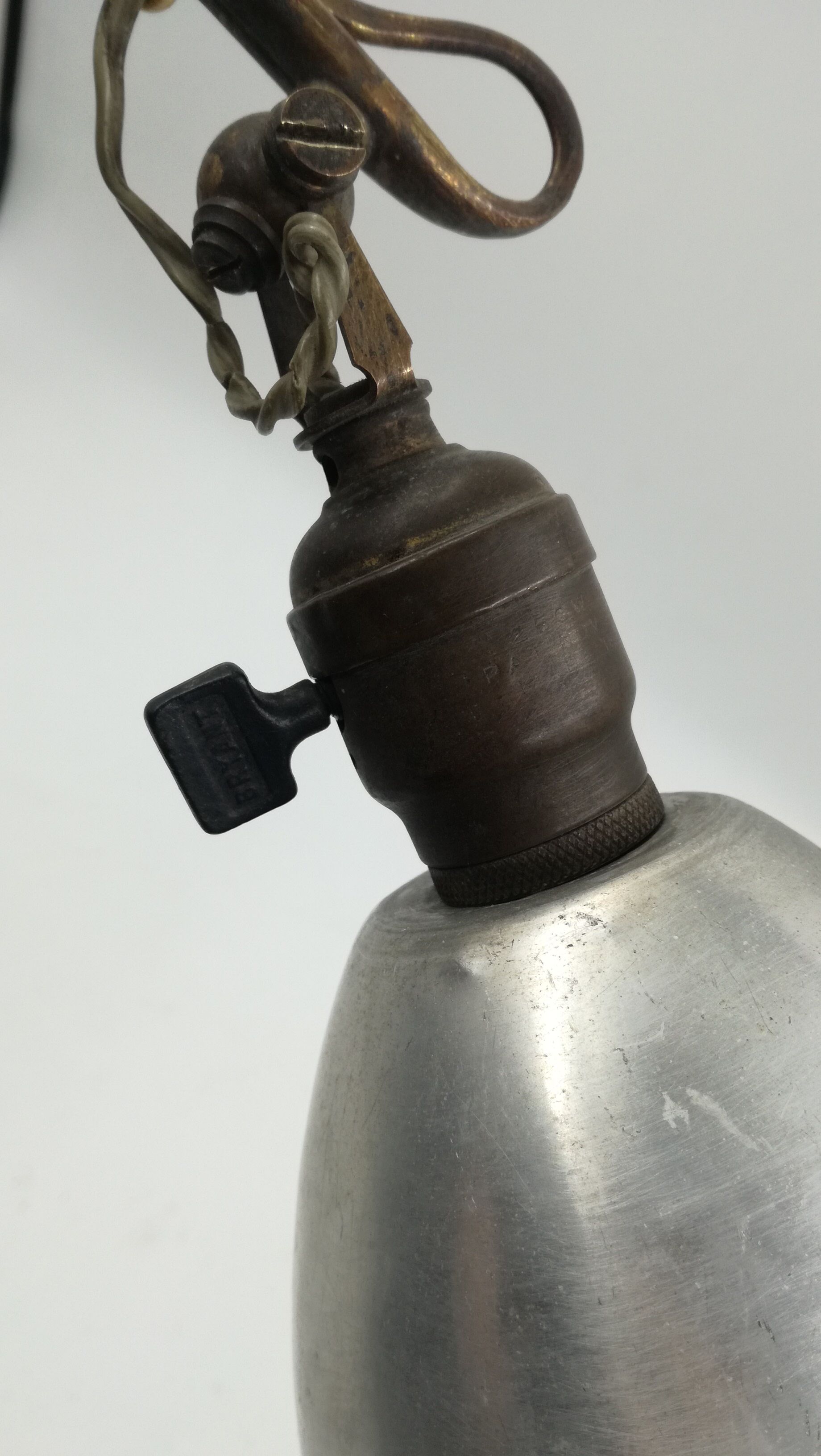 Art deco lamp in brass and bronze 20/30s