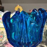 Vintage Cobalt Blue Glass Vase by Jacques – Edelweiss Label, 1970s