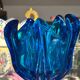 Vintage Cobalt Blue Glass Vase by Jacques – Edelweiss Label, 1970s