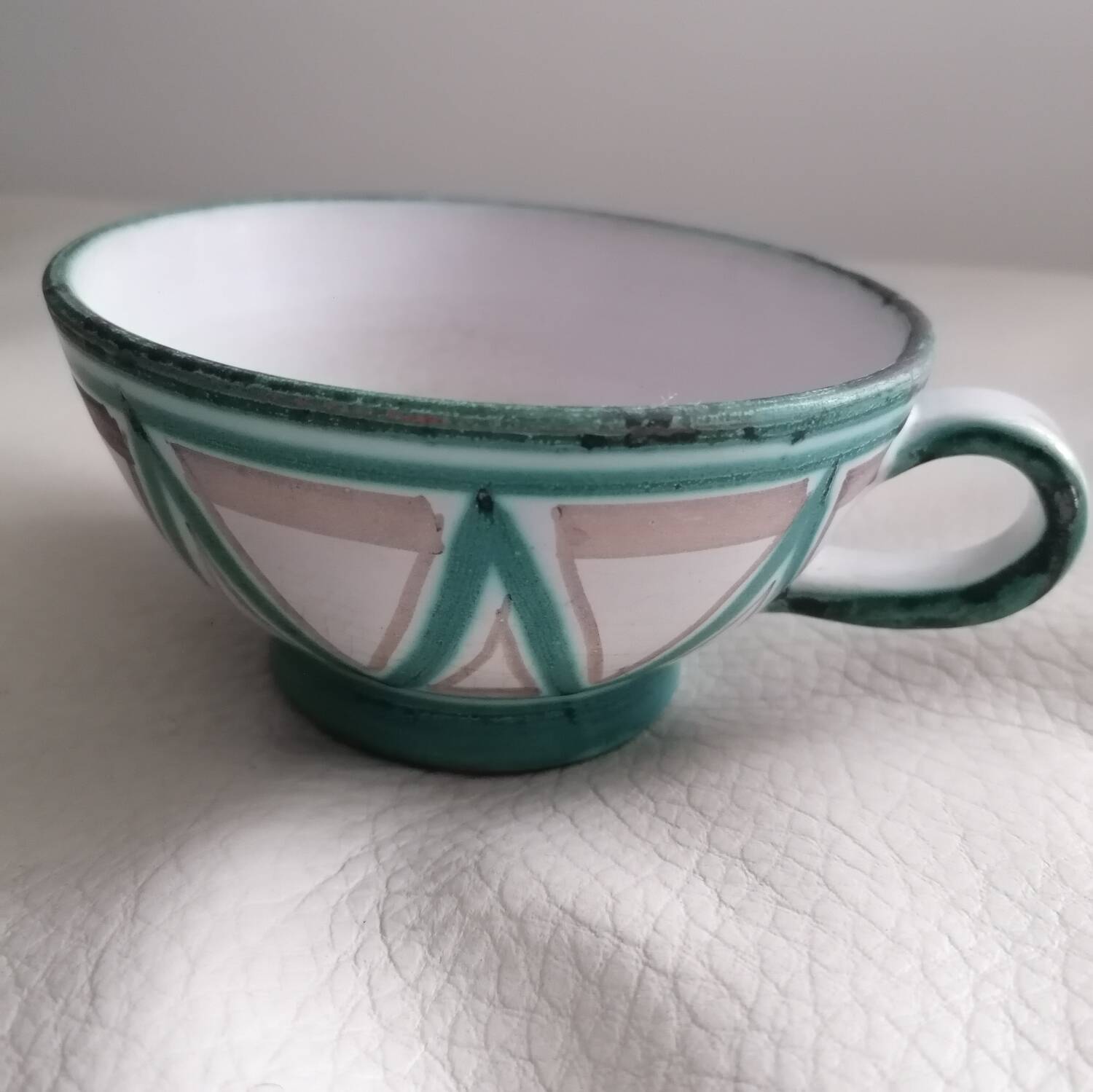 Bowl and cup signed Robert Picault Valauris