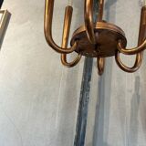 Rare Art Deco copper pendant light by Guglielmo Ulrich