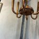 Rare Art Deco copper pendant light by Guglielmo Ulrich