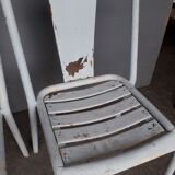 Pair of metal chairs 1960 vintage