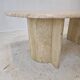 Italian Coffee Table in Travertine, 1980s