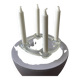 Vintage candle holder for 4 candles