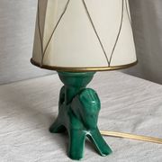 Small ceramic lamp in Valauris vintage style from the 1960s in the shape of a horse.