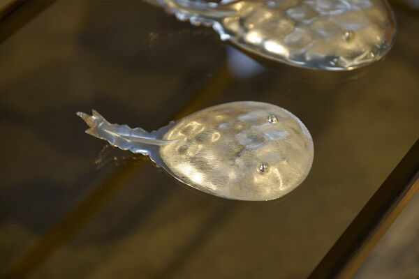 Ensemble décoratif gigogne ananas 1970’s