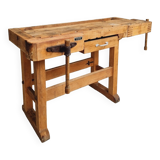 Workbench side table bathroom furniture beech