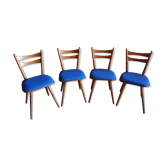 4 chaises bistrot 70s