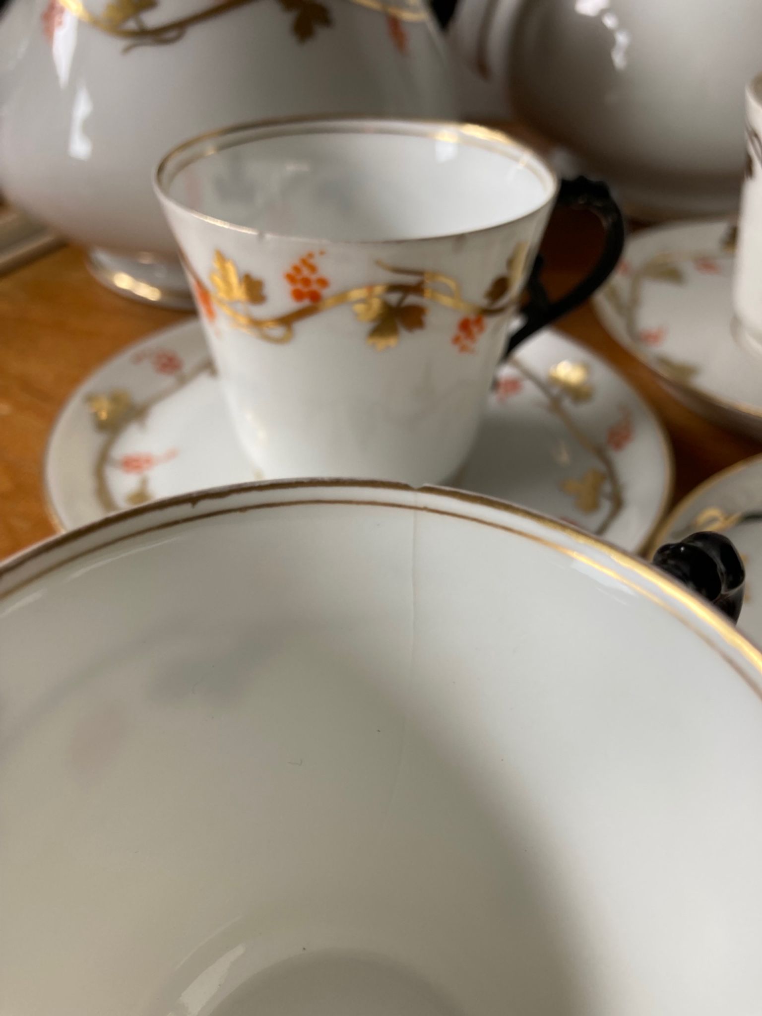 Empire period tea service