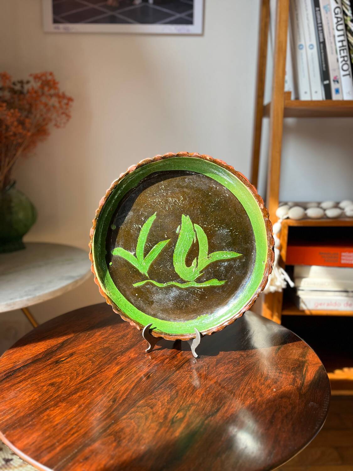 Mexico. Ceramic dish from Patamban