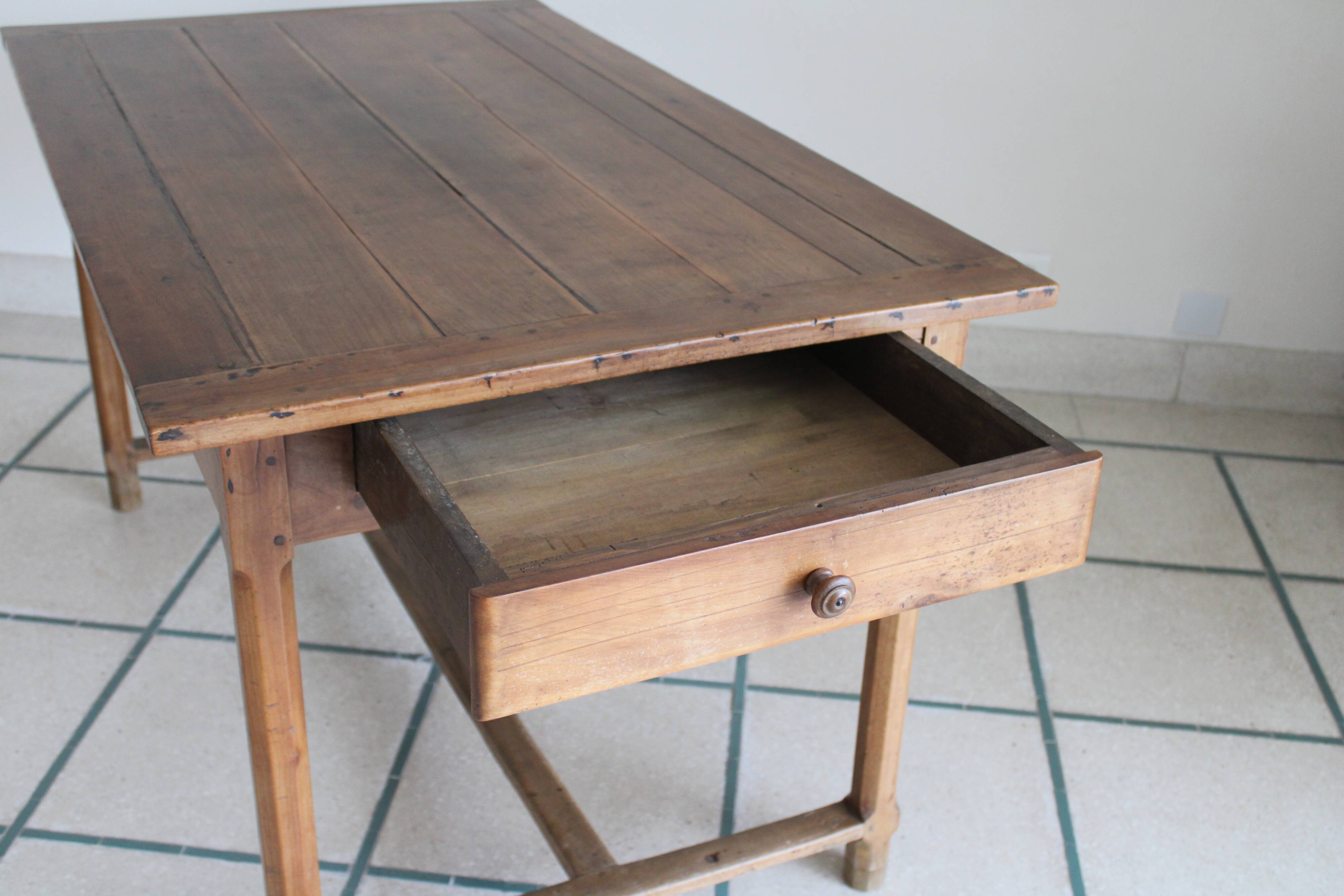 Antique cherry wood table