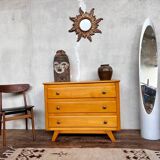Commode vintage pieds compas