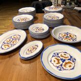 Creil and Montereau HBCM Floréal dinnerware set