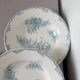 4 vintage deep plates in ironstone from L&G model Oeillets 220520